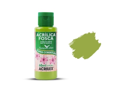 Tinta Acrílica Fosca ACRILEX Verde Pistache 570 -60Ml