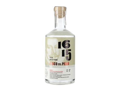 Aguardente Pisco PISCO 1615 Quebranta Mosto Verde (0.7 L - 1 Unidade)