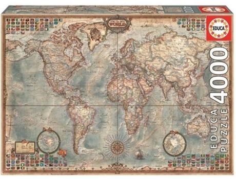 Puzzle  Mapa Múndi (4000 Peças)