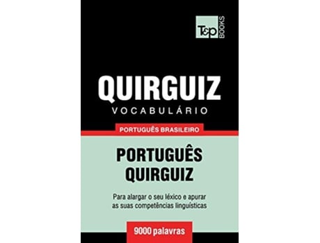 Livro Vocabulário Português BrasileiroQuirguiz 9000 palavras Brazilian Portuguese Collection Portuguese Edition de Andrey Taranov (Português)