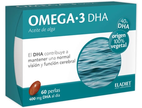 Ómega 3 DHA Óleo de Alga  60 pérolas