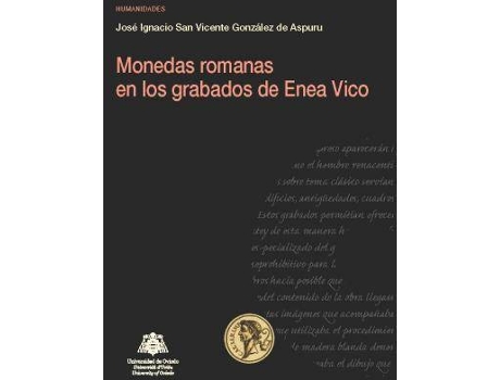 Livro Monedas romanas en los grabados de Enea Vico de San Vicente González De Aspuru, José Ignacio (Espanhol)