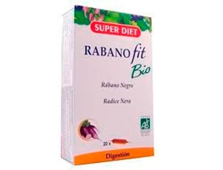 Suplemento Alimentar SUPERDIET Rabanofit Rabano Negro Bio 20 Ampolas