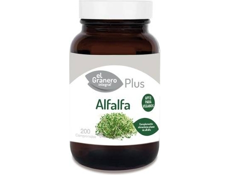 Suplemento Alimentar EL GRANERO INTEGRAL Alfafa (200 comprimidos (400mg))