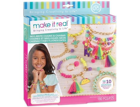 Kit de fabrico de pulseiras para crianças MAKE IT REAL Dreams (8 anos)