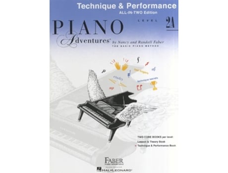 Livro Piano Adventures AllInTwo Level 2A Tech. Perf. de Nancy Faber e Randall Faber (Inglês)