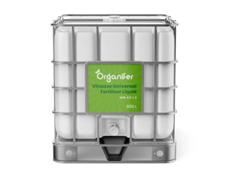 Fertilizante Vinasse NK 4.5 8 - Líquido (800 L IBC) - Organifer