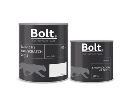 Conjunto Verniz + Catalisador BOLT SPRAY PREMIUM PAINT Hs 2:1 Normal 2K 1,5 Lt