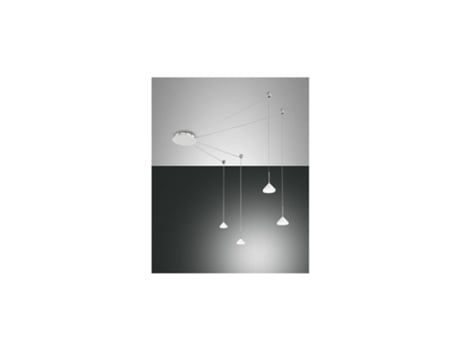 Lustre Pendente Isabella Led em Metal e Metacrilato 3410-49-102 FABAS LUCE