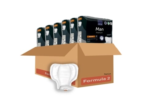 Pensos de Incontinência para homem ABENA Man Premium Fórmula 2 (Pack 12x15 Unidades)