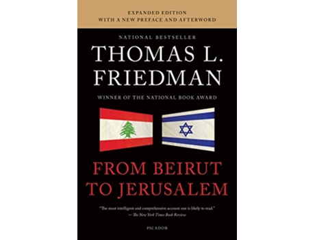 Livro From Beirut to Jerusalem de Thomas L Friedman (Inglês)