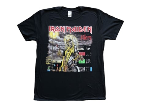 T-Shirt ROCK OFF Iron Maiden - Killers Preto (Tamanho: M)