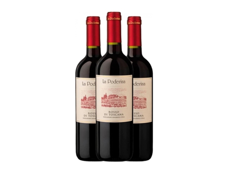 Vinho TENUTE DEL CERRO La Poderina Rosso Sangiovese Toscana (0.75 L - 3 Unidades)