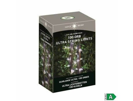 Grinalda de Esferas LED Super Smart Ultra Luz fria