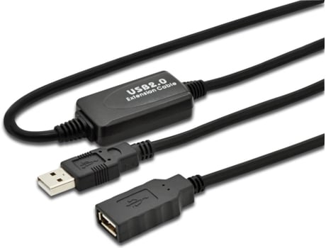 Digitus Cable USB 2.0 AM/AH Amplificado 10m