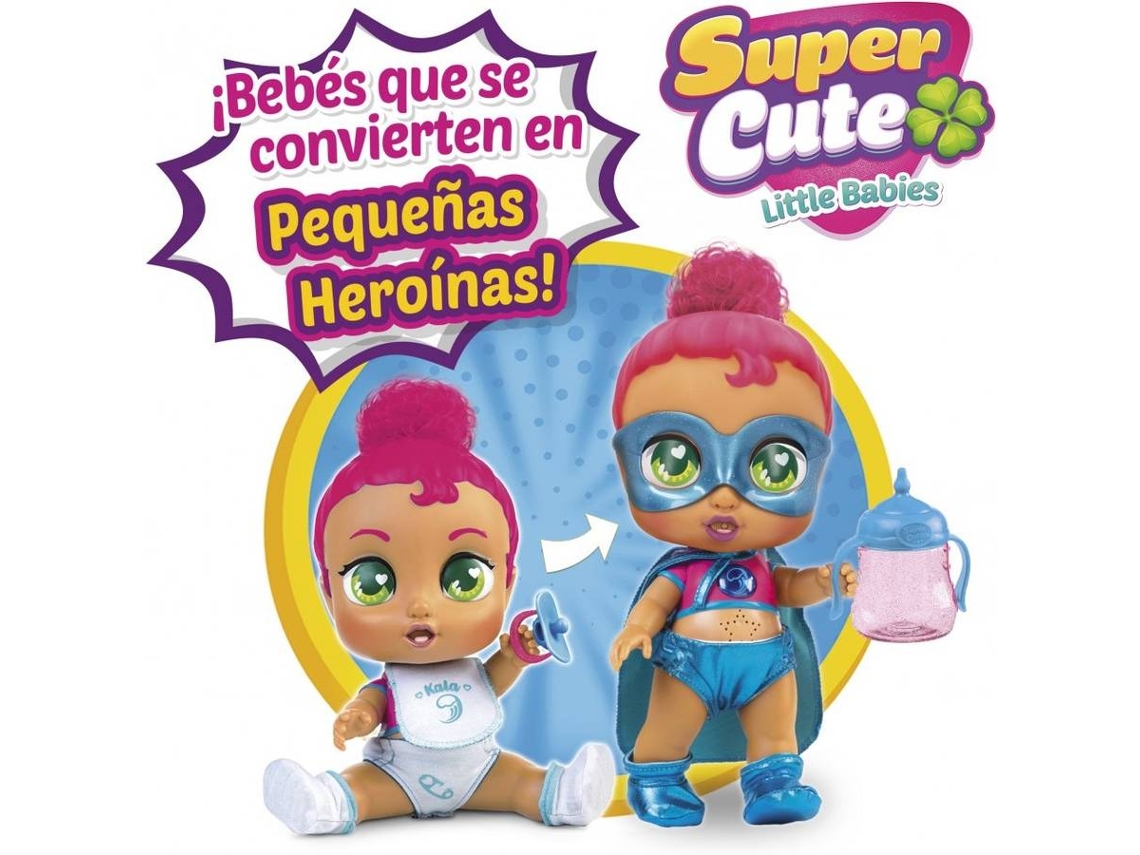 Boneca SUPER CUTE LITTLE BABIES Super-Heroína (+3 Anos - Azul)