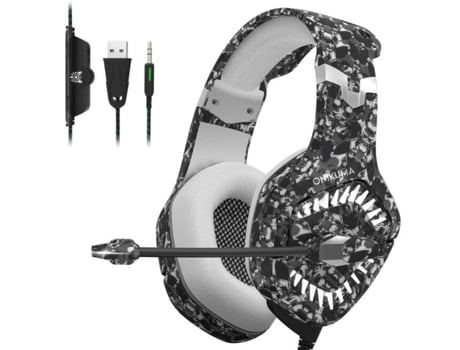 Auscultadores Gaming com Fio ONIKUMA k1b pro camouflage