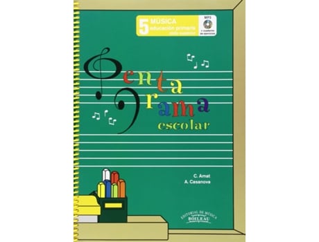 Livro Pentagrama Escolar 5 Ciclo Superior de Amat, C (Espanhol)