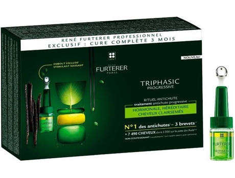 Coffret de Cabelo RENE FURTERER Trifásico Progressiva Anti-Gota (8 x 5.5 ml)