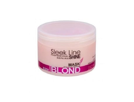 STAPIZ Linha Elegante Blush loira máscara máscara de cabelo com 250ml loiro seda