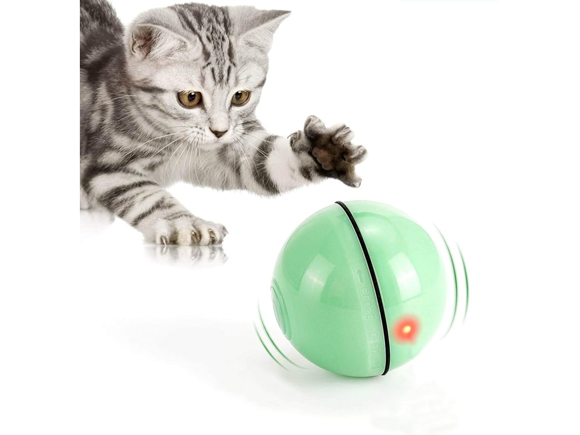 Brinquedo Interativo para Gatos Bola Giratória Automática de 360