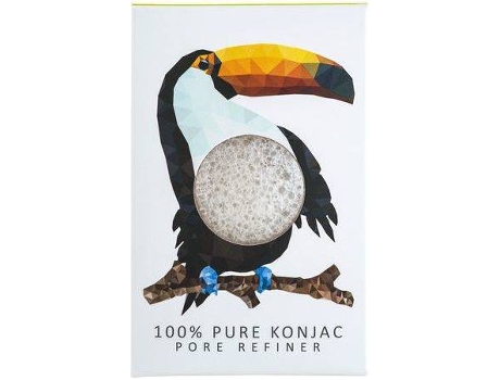 Acessório de Limpeza  Konjac Mini Rainforest Pore Refiner 100% Pure Konjac - Toucan