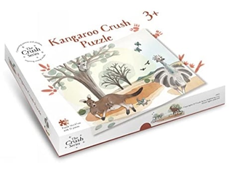 Livro Kangaroo Crush Puzzle de Ian Worboys (Inglês)