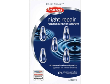 Creme de Corpo SCHAEBENS Concentrado de Noite Regenerador (5 Doses)