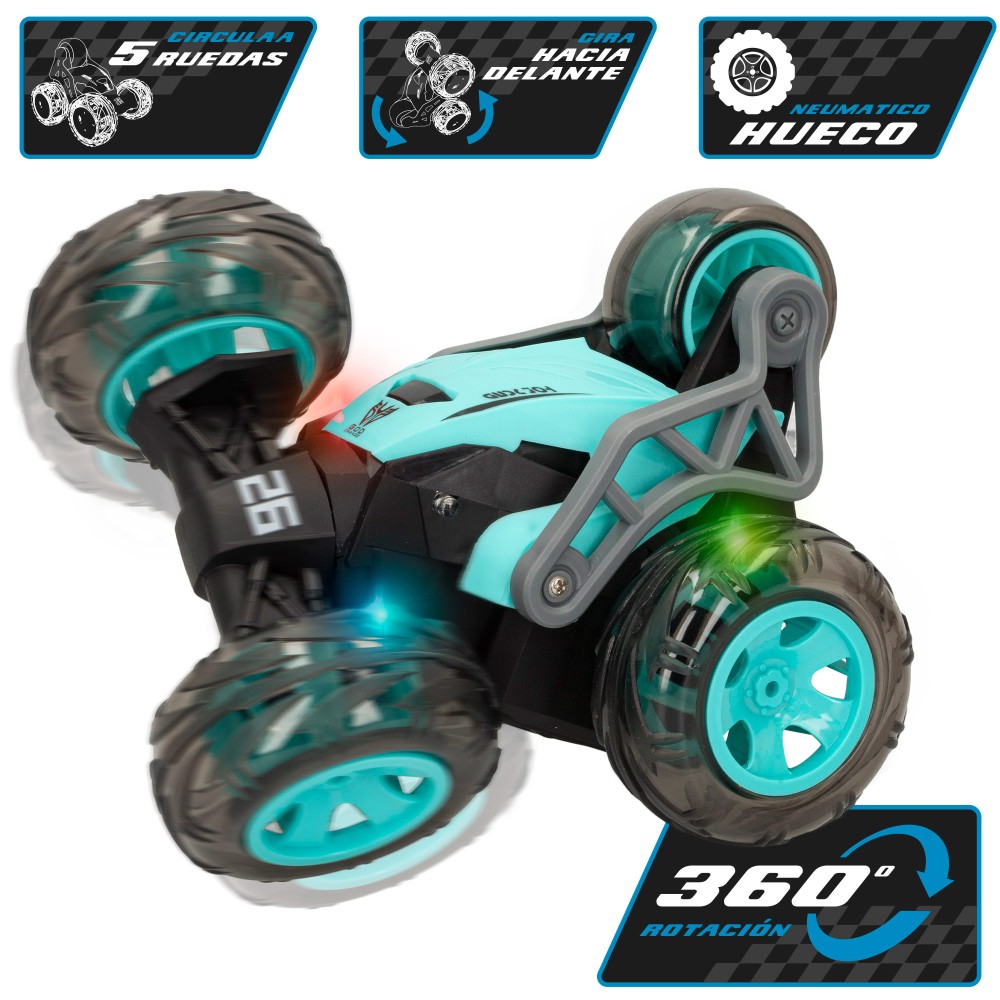 Carro SPEED & GO Telecomandado 360º C/Luz E Som (4 anos)