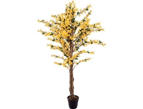 Planta Artificial EUROPALMS Forsythia (Amarillo - 150 cm) |  Worten.pt