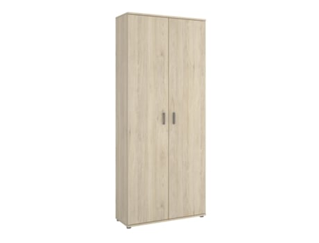 Gabinete Multiuso 2 Portas + Sachero Fit Natural MIRAKEMUEBLE 190x78x35cm