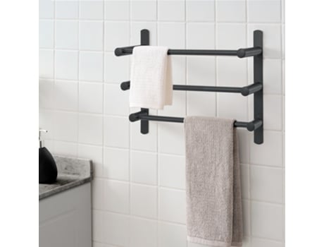 Aquecedor de toalhas de casa de banho BERNSTEIN R20C cromado curvo