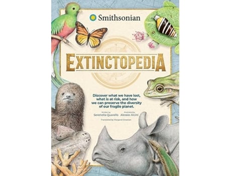 Livro Extinctopedia de Serenella Quarello (Inglês - Capa Dura)