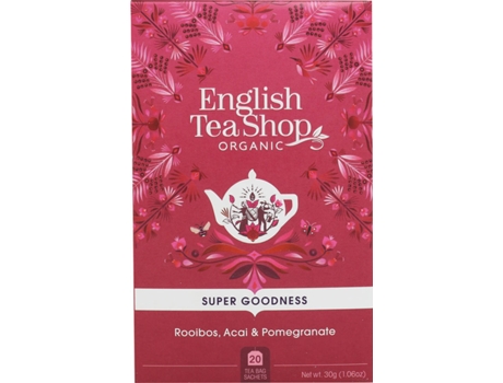 Chá ENGLISH TEA SHOP Rooibos Acai & Pomegranate 20 Saquetas (30 g)