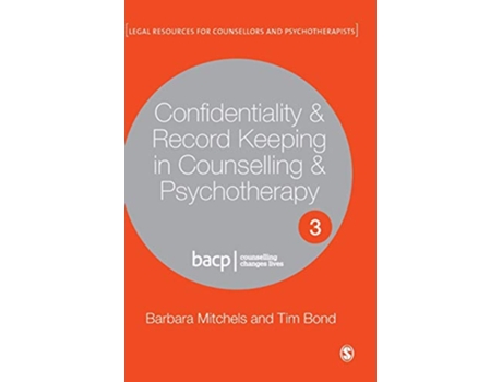 Livro Confidentiality Record Keeping in Counselling Psychotherapy de Barbara Mitchels e Tim Bond (Inglês - Capa Dura)