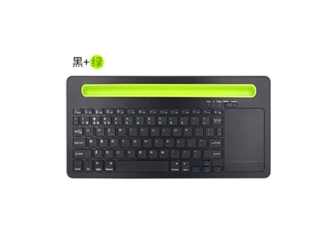 Teclado CROSSMANXI-STORE Bluetooth Sem FioPreto+Verde (Inglês)