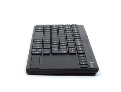 Teclado negro QWERTY español USB 105 teclas - Cablematic