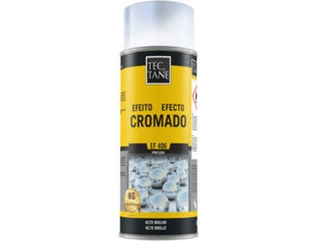 Spray Tinta Efeito Cromado TECTANE (400 ml)