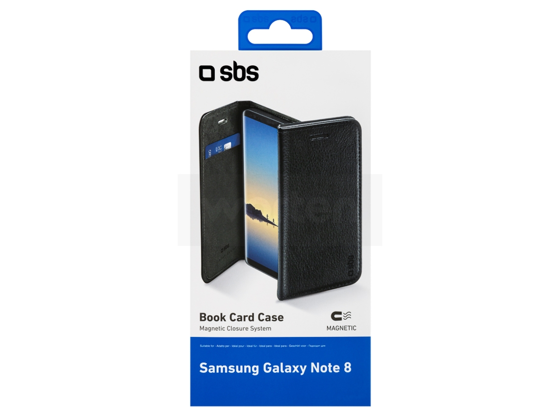 Capa Samsung Galaxy Note 8 Sbs Book Preto Wortenpt 1142