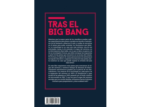 Livro Tras El Big Bang de Alberto Fernández Soto (Español)