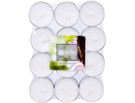 Retratil 24 Tealight Müller 4H Anti Tabaco