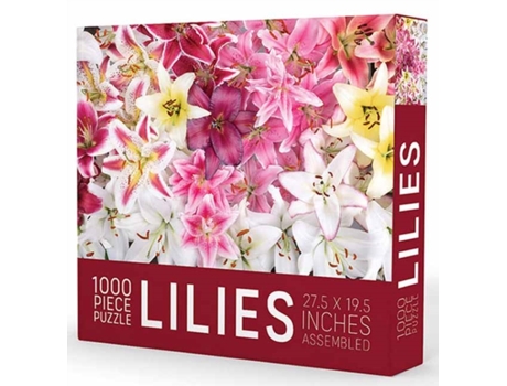 Livro 1000-piece puzzle: lilies de gibbs smith (inglês)