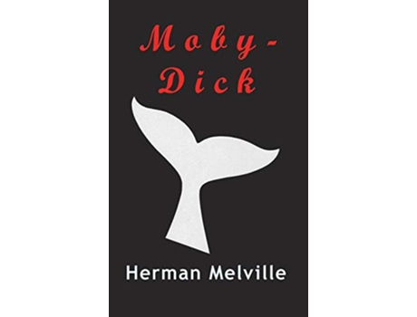 Livro MobyDick de Herman Melville (Inglês - Capa Dura)