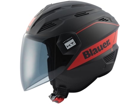 Capacete BLAUER HT Preto Mate- Vermelho (S)