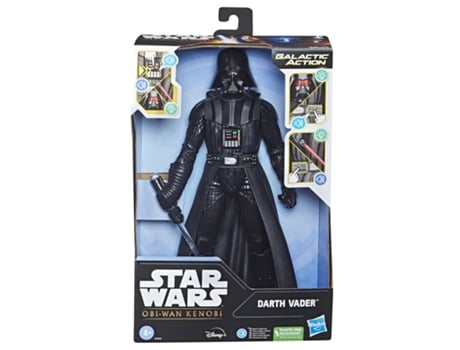 Figura de Ação STAR WARS Galactic Action Darth Vader Eletrónica Interativa