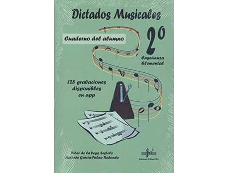 Livro Dictados Musicales Volumen 2 de Antonio García-Palao Redondo (Espanhol)