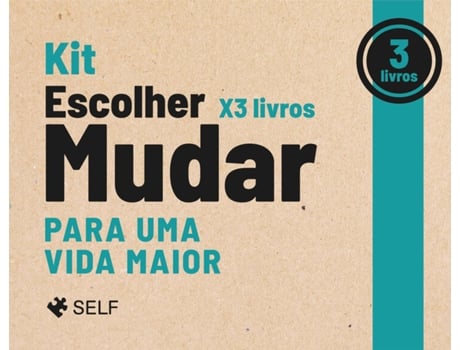 Livro Kit Escolher Mudar para uma Vida Maior - 3 Livros