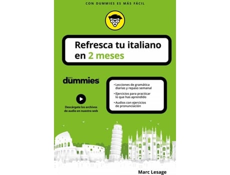 Livro Refresca Tu Italiano En 2 Meses Para Dummies de Marc Lesage (Espanhol)