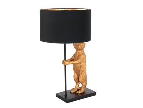 Candeeiro ANNE LIGHT AND HOME Animaux 7202ZW (Preto)