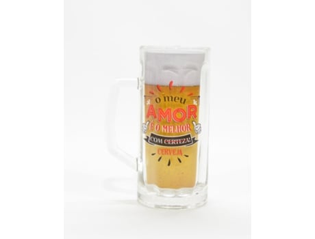 Caneca de Cerveja Amor 500Ml